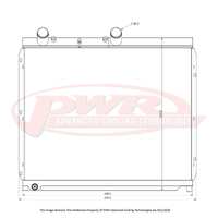 PWR 32mm Radiator for Ferrari 612 Scaglietti Tipo F133F/H V12 04-11)