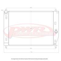 PWR 42mm Radiator for Chevrolet Corvette C6 05-13)
