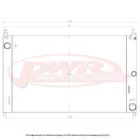 PWR 55mm Radiator for Ford Falcon AU 98-02)