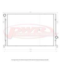 PWR Elite Series 42mm Radiator (Audi TT RS/RS3 11-13)