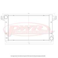 PWR 81mm Radiator (Dodge Viper SRT10 V10 03-10)