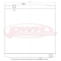 PWR 42mm Radiator (Prado 90 Series/4 Runner 95-02) PWR56824