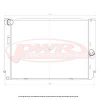 PWR 55mm Elite Series Radiator for BMW M3 E92 V8 07-13)