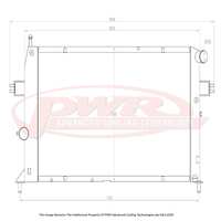 PWR 42mm Radiator for Holden Astra SRI 4cyl Turbo 2003)