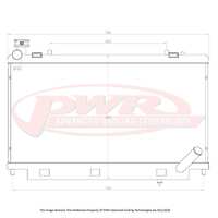 PWR 68mm Radiator for Holden Commodore VE SS V8 06-13)