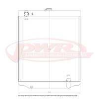PWR 42mm Radiator for Toyota Landcruiser FZJ 75 Series 6cyl Diesel 1999)