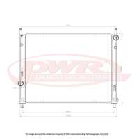 PWR 55mm Elite Series Radiator for Ford Mustang GT V8 15-19)