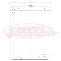 PWR 55mm Radiator for Toyota Landcruiser HDJ 79 Series 07-07)