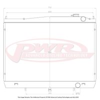 PWR 42mm Radiator (Navara D22 3.0TD 97-04) PWR6811