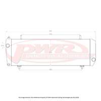 PWR 42mm Radiator for Lotus Elan M100 91-95)