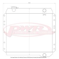 PWR 55mm Radiator for Toyota Landcruiser 40 Series 64-89)