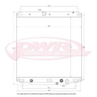 PWR 42mm Radiator for LDV T60 Auto 2017+)