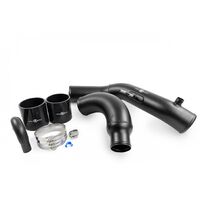 PROCESS WEST 3.5 INCH CROSSOVER PIPE black powder coated finish PWRRCP01B