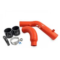 PROCESS WEST 3.5 INCH CROSSOVER PIPE wrinkle red powder coated finish PWRRCP01R
