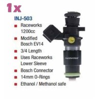Raceworks 1200cc Modified Bosch EV14 3/4 Length FUEL INJECTOR