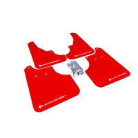 Rally Armor for Forester UR Red Mud Flap White Logo 09-13 