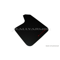 Rally Armor for Universal BASIC Mud flap Red logo 