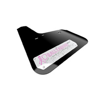 Rally Armor for Universal BLK Mud Flap Silver Emblem 