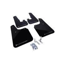 Rally Armor for Outback UR Mud flap Silver logo 10-14 