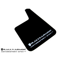 Rally Armor for Universal MSpec Mud flap White logo 