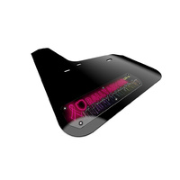 Rally Armor for Fiat 500 BLK Mud Flap BLK Emblem 2012-18 