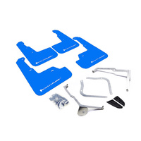 Rally Armor for Subaru WRX & STI Sedan Blue Mud Flap White Logo 2015-19 