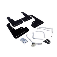 Rally Armor for Subaru WRX & STI Sedan Mud Flap Silver Logo 2015-19 