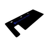 Rally Armor for Slingshot BLK UR Swingarm Mud Guard Blue Logo 2015-16 