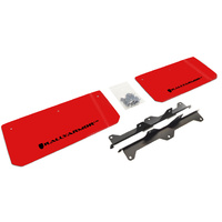 Rally Armor for Polaris Slingshot Front Red Mud Flaps BLK Logo 2015-16 