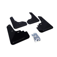 Rally Armor for Subaru Legacy BLK UR Mud Flap Grey Logo 2005-09 