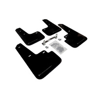 Rally Armor for Mitsubishi Mirage Mud Flaps Grey Logo 2013+