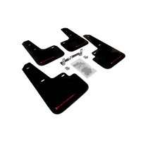 Rally Armor for Mitsubishi Mirage Mud Flaps Red Logo 2013+
