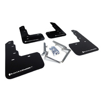 Rally Armor for Civic Type R BLK Mud Flap White Logo 2017-2019 