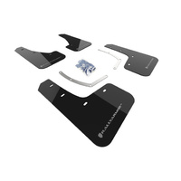 Rally Armor for Subaru Ascent BLK UR Mud Flap Silver Logo 2018+