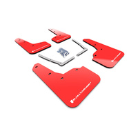 Rally Armor for Honda Civic Si Red UR Mud Flap White Logo 2016-19 