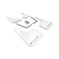 Rally Armor for Honda Civic Si White UR Mud Flap Red Logo 2016-19 