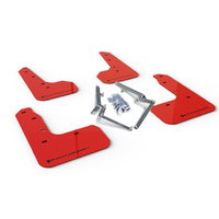 Rally Armor for Civic Sport Touring Red Mud Flap BLK Logo 2017-2019 