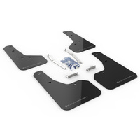Rally Armor for Subaru Forester BLK UR Mud Flap Grey Logo 2019+