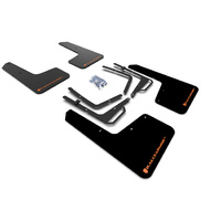 Rally Armor for Ford Raptor BLK UR Mud Flap Orange Logo 2017-19 
