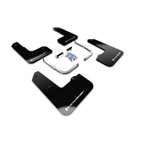 Rally Armor for Hyundai Veloster N BLK UR Mud Flap White Logo 2019