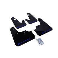 Rally Armor for Lancer UR Mud flap Blue logo 07-17 