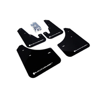 Rally Armor for Mazda3/Spd3 Mud flap White logo 04-09 