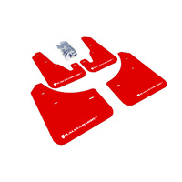 Rally Armor for Mazda3/Speed3 RED UR Mud flap White logo 04-09 