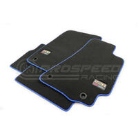 RCM 22B JDM Luxury Car Floor Mat Set Front/Rear for Subaru WRX/STI 94-00 (2-Door)