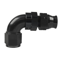 Raceworks Female To 5/8" Tube 90Deg Adapter  RWF-139-10-10BK