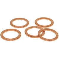 Raceworks Copper Washers ID10mm OD16mm T1.5mm 5Pk ID 8mm, OD 13.8mm RWF-179-8MM