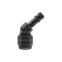 Raceworks Female To 3/8'' Barb 45 Deg 1/2" RWF-412-08BK