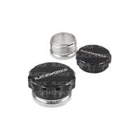 Raceworks Weld On Aluminum Filler With Black Female Cap 1In 2" RWF-460-32-ABK