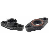 Raceworks Turbo Drain Adapter Female Outlet Universal 38-44mm Slotted - Black  RWF-463-01BK