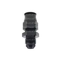Raceworks Male To 3/8'' Straight Tube Adapter AN-6 to 3/8" RWF-618-06-06BK